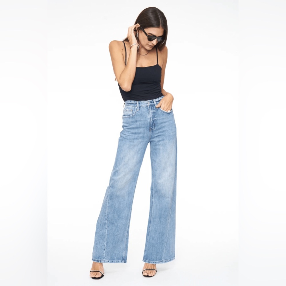 Pistola Ruby high rise ultra wide leg jean Size 30